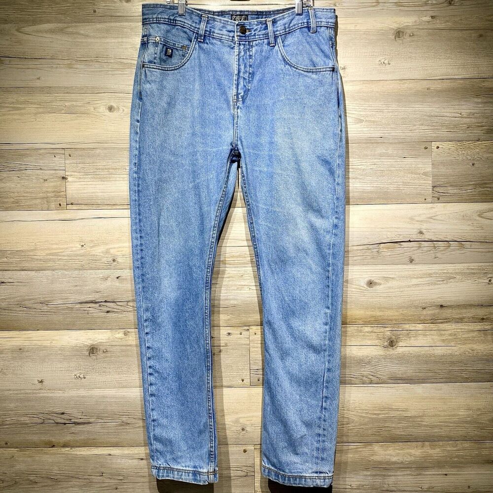 Cropp Denim Navin Straight Leg Comfort Fit Blue Jeans Mens 36x34 W37 L33 Vtg Y2K